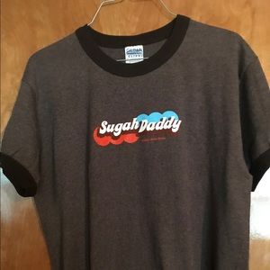 Chocolate brown Cotton Sugah Daddy t-shirt